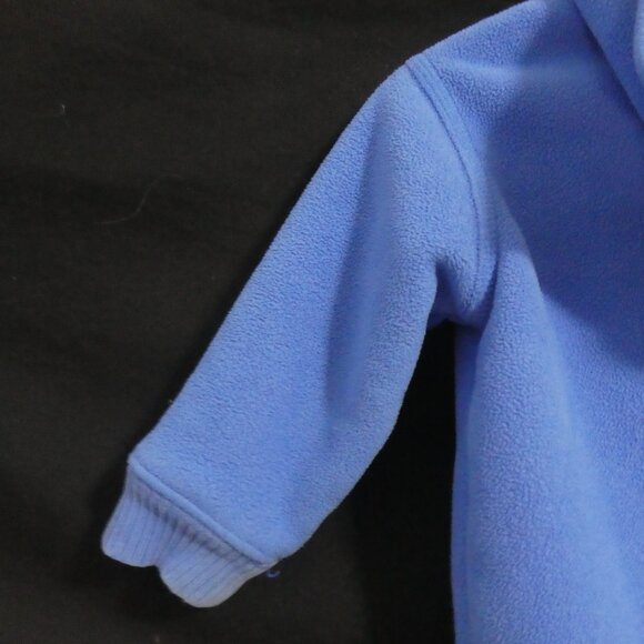 GAP | 18- 24 months | Blue Fleece Zip-Up Hoodie | Navy Furry Fleece Lining - Picture 11 of 15